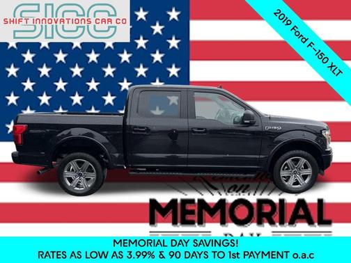 Agate Black Metallic 2019 Ford F-150 XLT