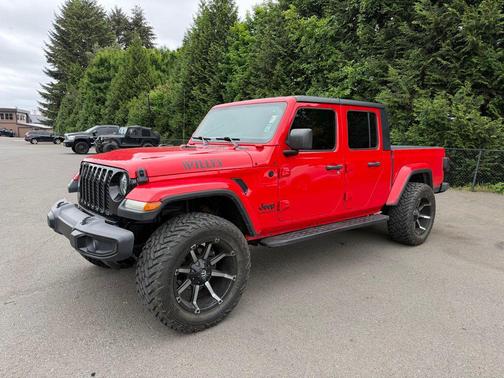 Firecracker Red Clearcoat 2021 Jeep Gladiator Willys 4x4