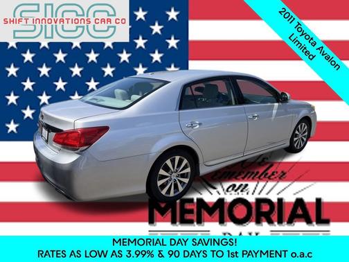 Classic Silver Metallic 2011 Toyota Avalon Limited