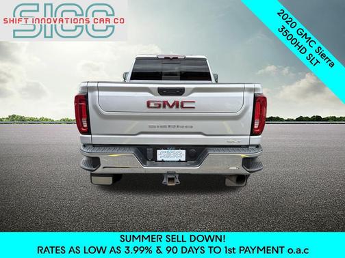 Quicksilver Metallic 2020 GMC Sierra 3500 SLT