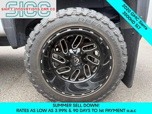 Quicksilver Metallic 2020 GMC Sierra 3500 SLT