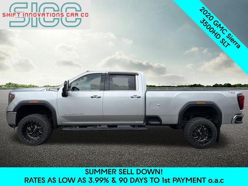 Quicksilver Metallic 2020 GMC Sierra 3500 SLT