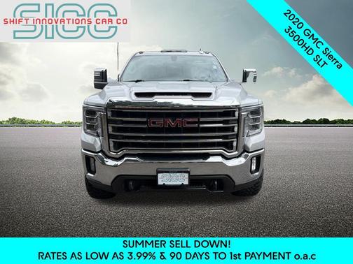 Quicksilver Metallic 2020 GMC Sierra 3500 SLT