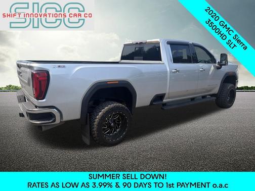 Quicksilver Metallic 2020 GMC Sierra 3500 SLT