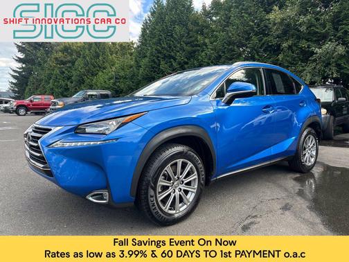 Blue Vortex 2016 Lexus NX 200t Base