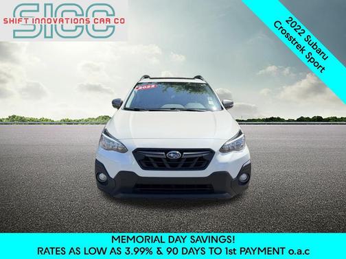 Crystal White Pearl 2022 Subaru Crosstrek Sport