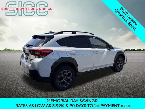 Crystal White Pearl 2022 Subaru Crosstrek Sport