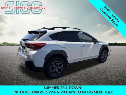 Crystal White Pearl 2022 Subaru Crosstrek Sport