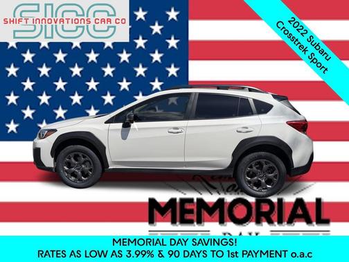 Crystal White Pearl 2022 Subaru Crosstrek Sport