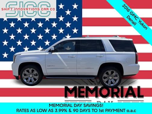 White Frost Tricoat 2016 GMC Yukon Denali