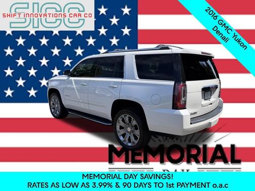 White Frost Tricoat 2016 GMC Yukon Denali
