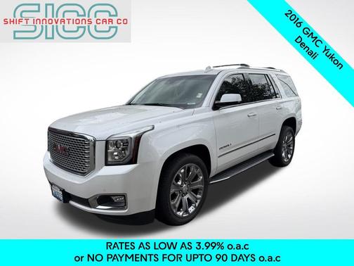 White Frost Tricoat 2016 GMC Yukon Denali