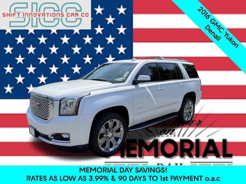 White Frost Tricoat 2016 GMC Yukon Denali