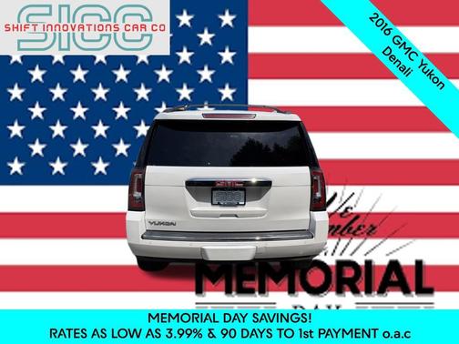 White Frost Tricoat 2016 GMC Yukon Denali
