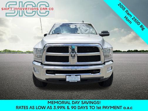 Bright Silver Metallic Clearcoat 2015 RAM 2500 Big Horn