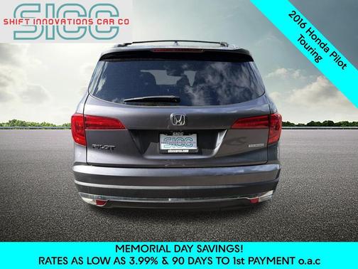 Modern Steel Metallic 2016 Honda Pilot Touring