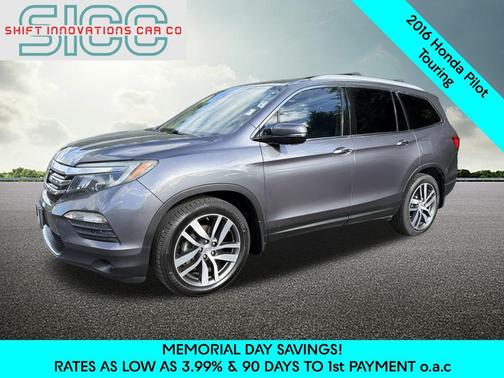 Modern Steel Metallic 2016 Honda Pilot Touring