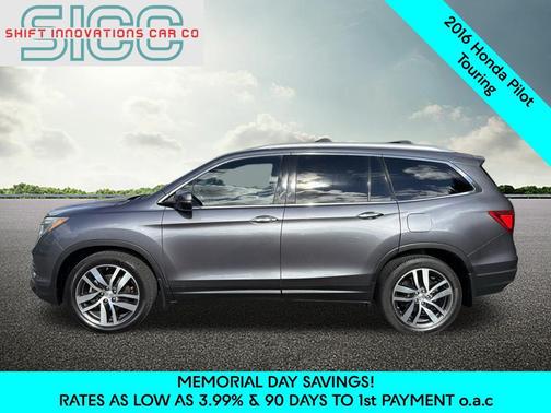 Modern Steel Metallic 2016 Honda Pilot Touring