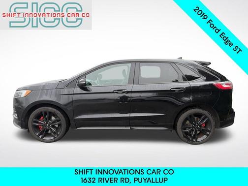 Agate Black Metallic 2019 Ford Edge ST