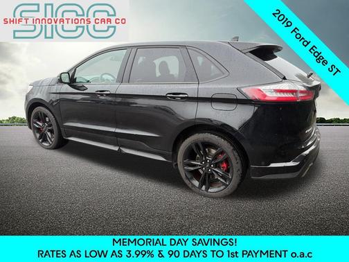 Agate Black Metallic 2019 Ford Edge ST