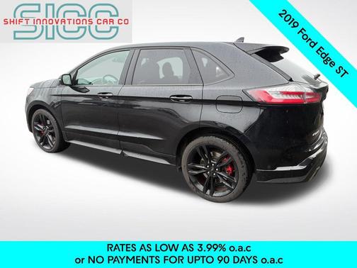 Agate Black Metallic 2019 Ford Edge ST