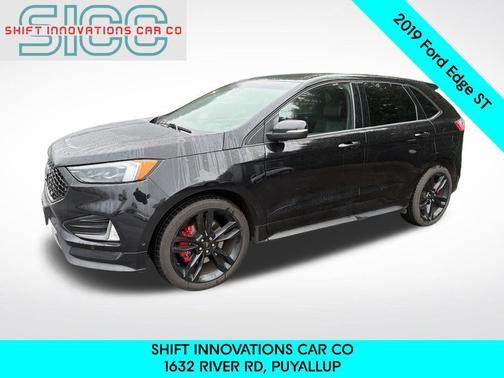 Agate Black Metallic 2019 Ford Edge ST