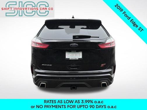 Agate Black Metallic 2019 Ford Edge ST