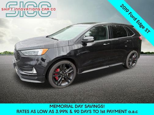Agate Black Metallic 2019 Ford Edge ST