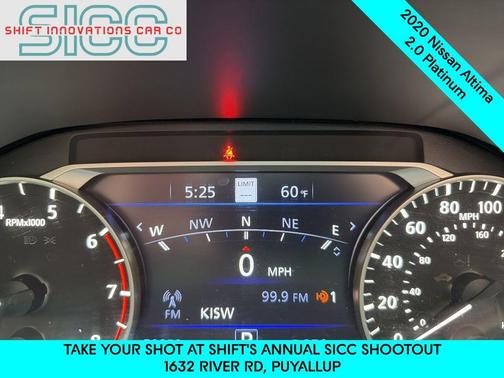 Gun Metallic 2020 Nissan Altima Platinum VC-Turbo FWD