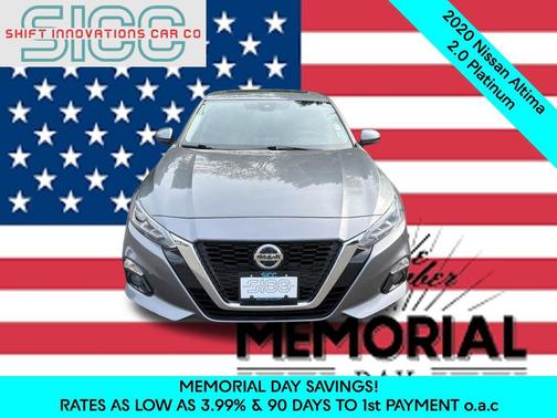 Gun Metallic 2020 Nissan Altima Platinum VC-Turbo FWD