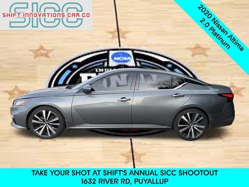 Gun Metallic 2020 Nissan Altima Platinum VC-Turbo FWD
