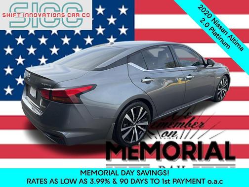 Gun Metallic 2020 Nissan Altima Platinum VC-Turbo FWD