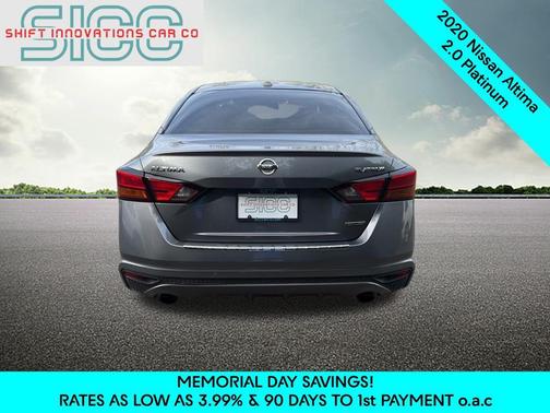Gun Metallic 2020 Nissan Altima Platinum VC-Turbo FWD