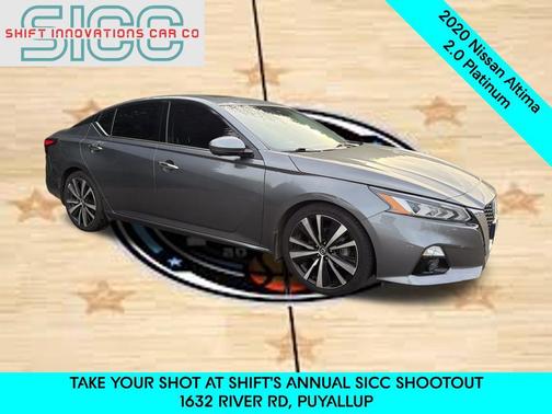 Gun Metallic 2020 Nissan Altima Platinum VC-Turbo FWD