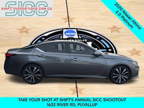 Gun Metallic 2020 Nissan Altima Platinum VC-Turbo FWD