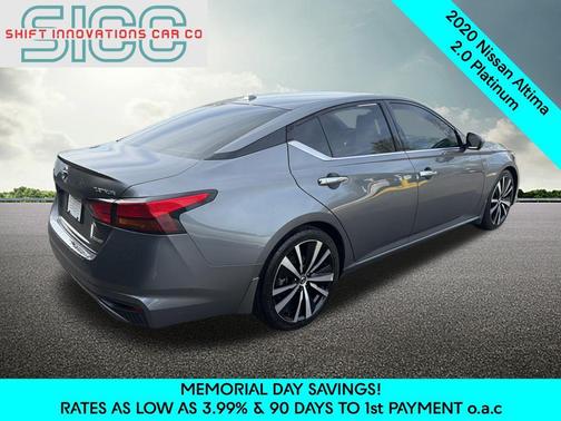 Gun Metallic 2020 Nissan Altima Platinum VC-Turbo FWD