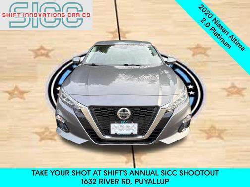 Gun Metallic 2020 Nissan Altima Platinum VC-Turbo FWD