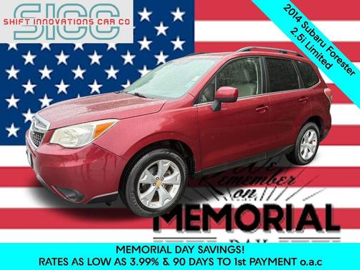 Venetian Red Pearl 2014 Subaru Forester 2.5i Limited