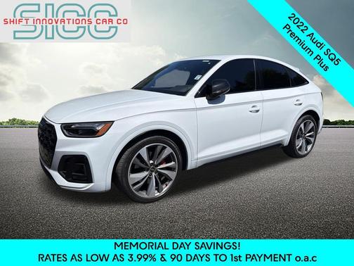 Glacier White 2022 Audi SQ5 3.0T Premium Plus