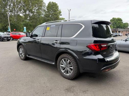 Black 2020 INFINITI QX80 Luxe