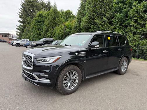 Black 2020 INFINITI QX80 Luxe