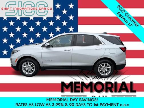 Silver Ice Metallic 2022 Chevrolet Equinox 1LT