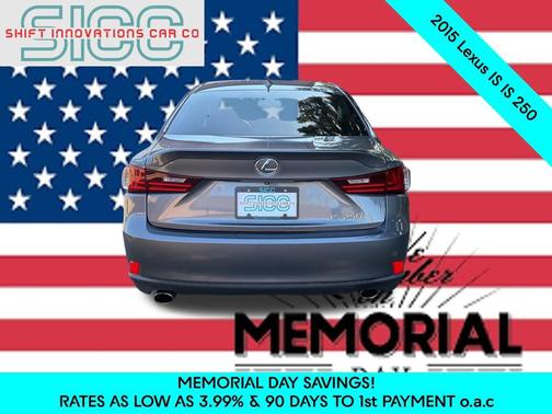 Gray Pearl 2015 Lexus IS 250 Base