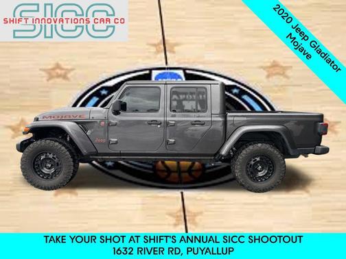 Granite Crystal Metallic Clearcoat 2020 Jeep Gladiator Mojave 4x4