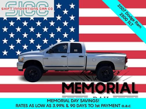 Bright Silver Metallic Clearcoat 2007 Dodge Ram 2500 SLT/TRX