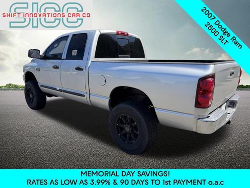 Bright Silver Metallic Clearcoat 2007 Dodge Ram 2500 SLT/TRX