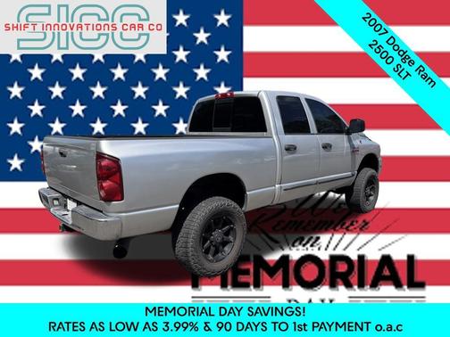 Bright Silver Metallic Clearcoat 2007 Dodge Ram 2500 SLT/TRX
