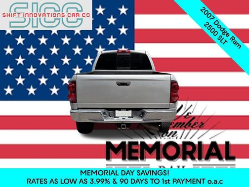 Bright Silver Metallic Clearcoat 2007 Dodge Ram 2500 SLT/TRX