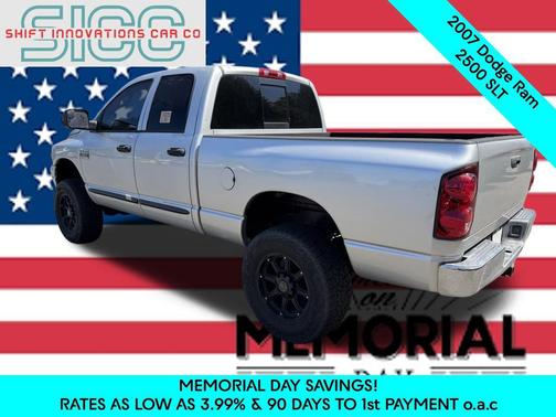 Bright Silver Metallic Clearcoat 2007 Dodge Ram 2500 SLT/TRX