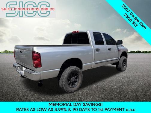 Bright Silver Metallic Clearcoat 2007 Dodge Ram 2500 SLT/TRX
